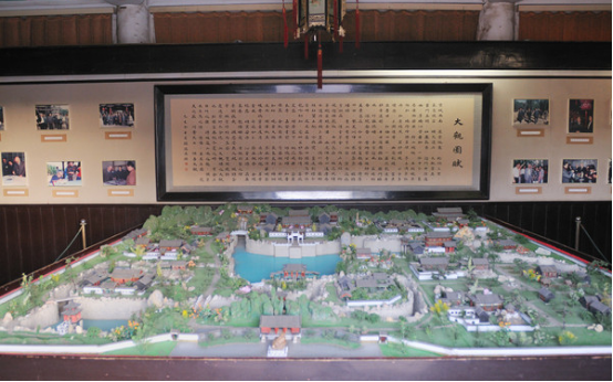 北京大观园沙盘模型
